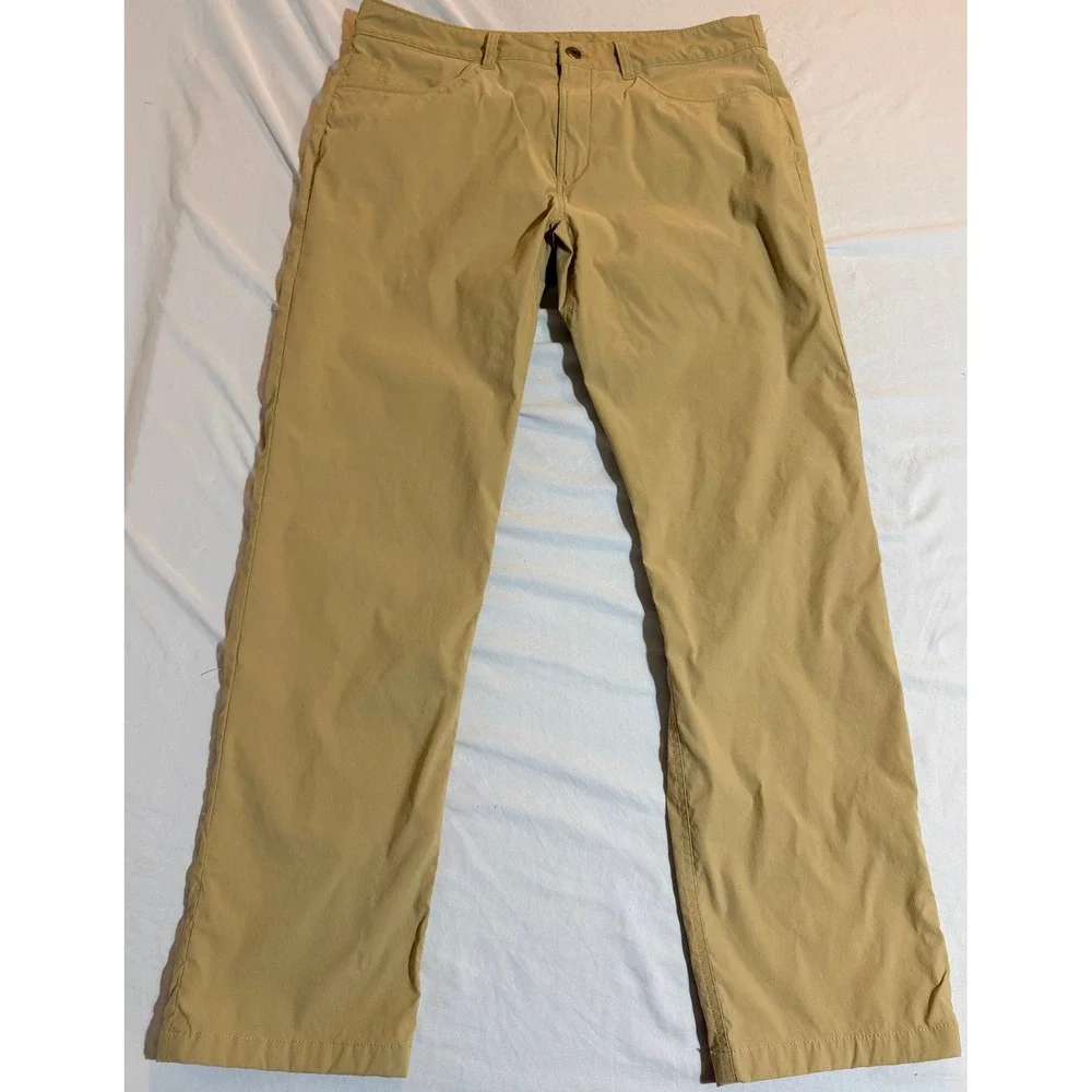 The North Face Mens Hiking Straight Leg Pants Khaki Tan Size 36x30‎